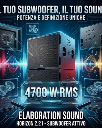 subwoofer elaboration sound 
