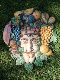 Maschera ceramica di Caltagirone