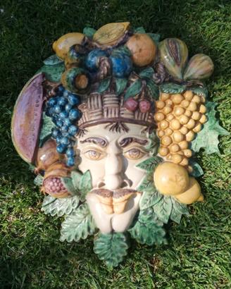 Maschera ceramica di Caltagirone