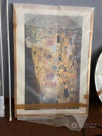 Quadro bacio di klimt