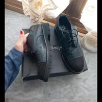 scarpe stringate donna