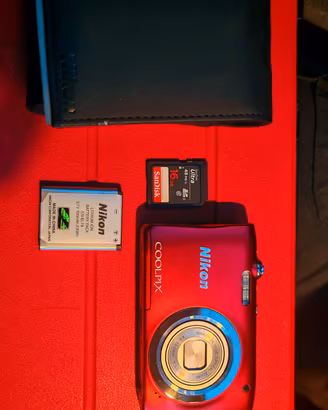 Nikon COOLPIX A100 Red 20.1 MP Digital Camera