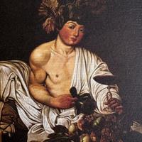 Quadro I Maestri Rivisitati: Bacco- Caravaggio