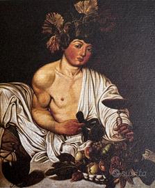 Quadro I Maestri Rivisitati: Bacco- Caravaggio