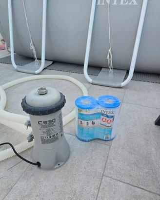 Pompa filtro Intex C530+Tubi+2 Filtri Tipo A NUOVI