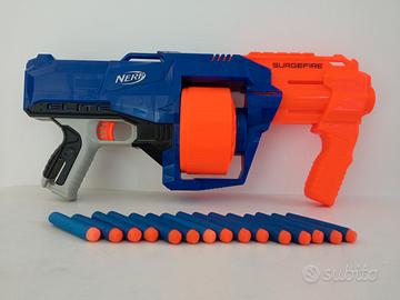 Pistola Nerf surgefire elite + 15 dardi