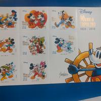 francobolli 90 anni di Topolino 