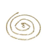 Collana uomo realizzata in oro giallo e bianco 18K