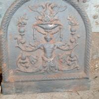 piastra x camino in ghisa