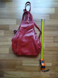 Borsa zaino in pelle, trasformabile