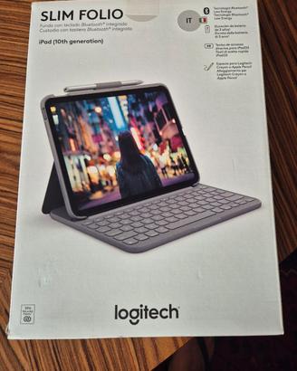 custodia con tastiera.   iPad  10th  generation