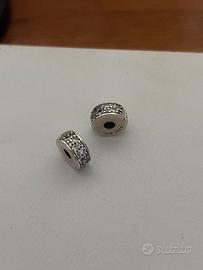 Coppia Pandora clips siliconate