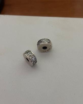 Coppia Pandora clips siliconate