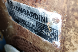 Motocompressore diesel motore lombardini