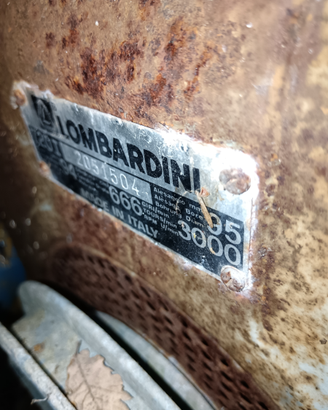 Motocompressore diesel motore lombardini