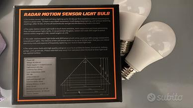 Lampade led con sensore di movimento