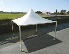 Tettoia mod. gazebo x auto mt. 5 x 5 zincato