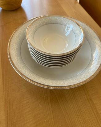 Set da frutta in porcellana preziosa