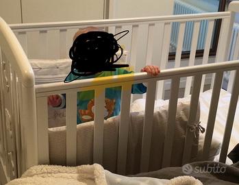 Lettino legno sponde prenatal