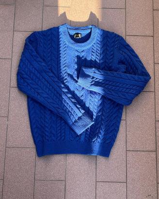 Maglione blu a trecce OVS 152 cm taglia S