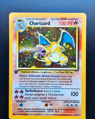 Charizard prima edizione OLO - Pokemon Set Base