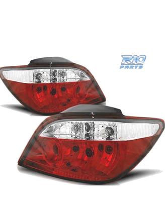 FANALI PEUGEOT 307 01-05 LOOK SUBARU CRISTALLO ROS