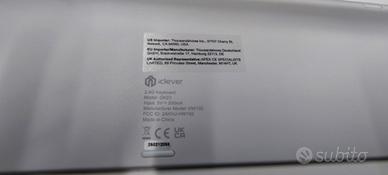 Tastiera e mouse wireless Iclever 
