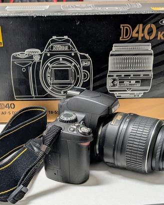 NIKON D40 KIT + OBIETTIVO 18-55MM