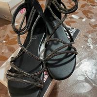 Sandali neri Lora Ferres nr 40