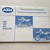 KTM 240 - 250 MX-Enduro 1986-87 manuale uso offici