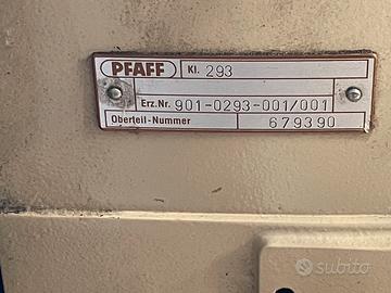 macchina da cucire pfaff per pelle