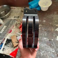 Fascetta carbonio akrapovic ktm 690 smc