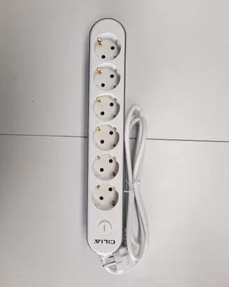 Multipresa a 6 uscite Schuko