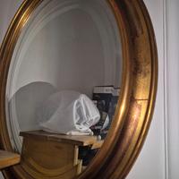 Specchio ovale antico