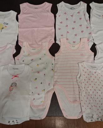 Abbigliamento  per neonata 56-62-68 cm