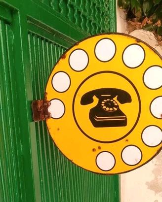 recente riproduzione vintage telefono cabina coin