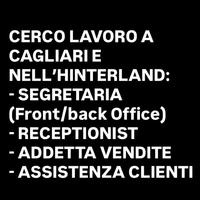 Candidata per lavoro Cagliari