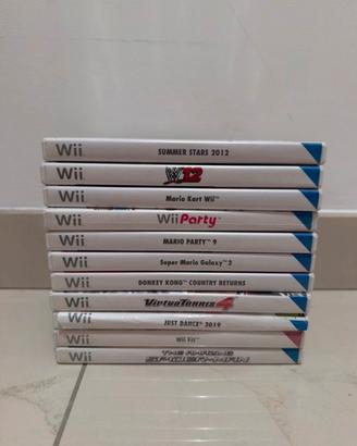 Lotto 11 giochi Nintendo Wii