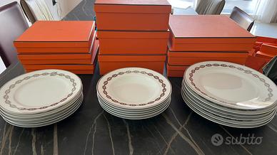 Servizio da tavola Hermes Chaine d'Ancre Platino