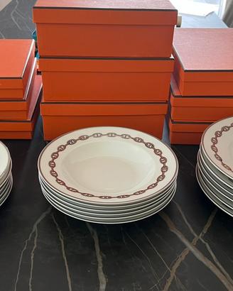 Servizio da tavola Hermes Chaine d'Ancre Platino