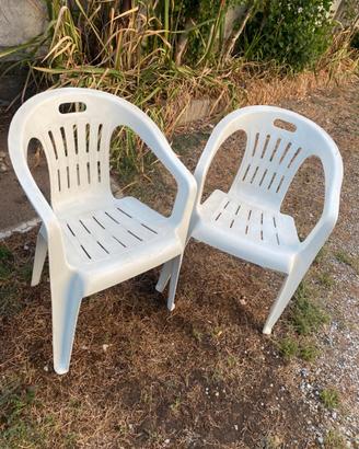 2 sedie da giardino