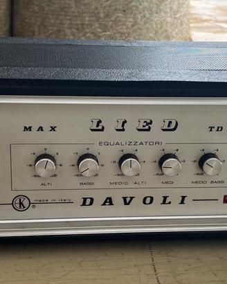 amplificatore valvolare davoli max lied td 160