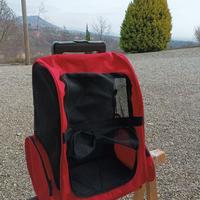 Zaino roller trasporto animali