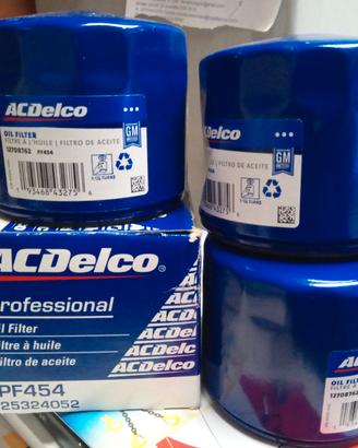 FILTRO OLIO AC DELCO PF 454  OIL FILTER 3 PZ