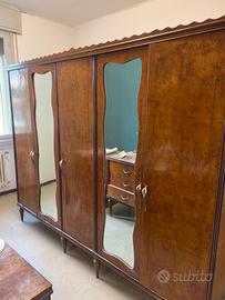 Armadio vintage anni ’50 con specchi – 238 cm