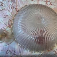 Plafoniera tre luci in vetro di murano