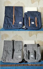 Zaino Herschel City (16 L) +  Retreat Mini (10 L).