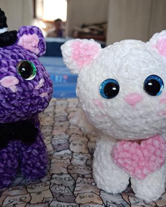 Gattini Peluche Angel & Devil