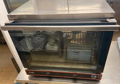 Forno ventilato elettrico inox
