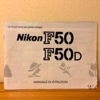 Manuale istruzioni Nikon F50 F50D originale